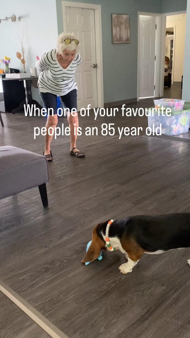 Best friend is an 85 year old